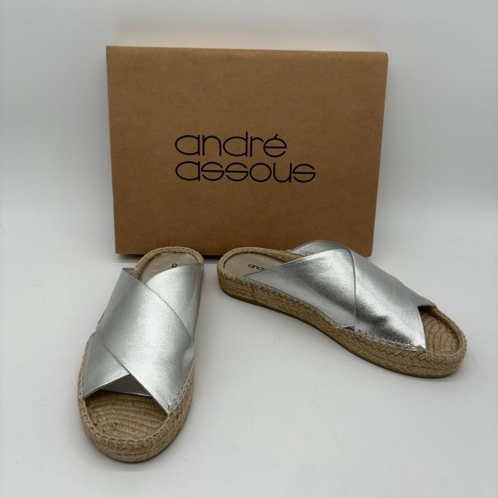Andre Assous Estelle Leather Espadrille